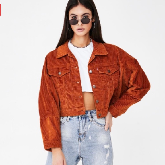 New Levis Corduroy Trucker Jacket 